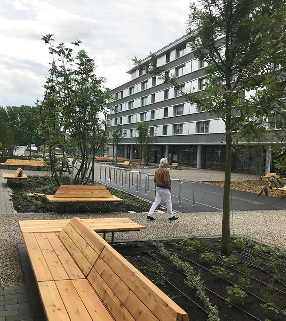 Topping out ceremony | les cèdres neighbourhood at Chavannes-Près-Renens