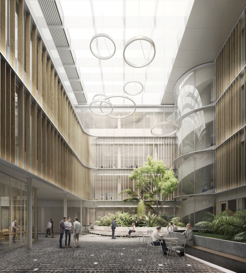 Renovation Works Begin on the UBS Building at Saint-François