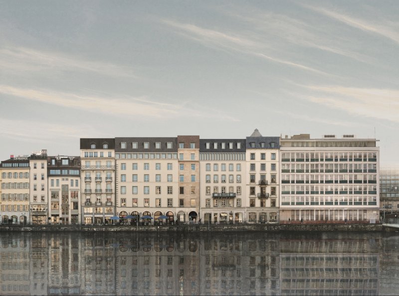 Rue du Rhone 3-5-7-9, Geneva, Building Permit 